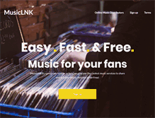 Tablet Screenshot of musiclnk.com